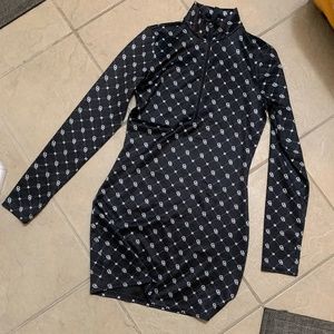 NWOT Women’s Monogram Bodycon Dress || size M